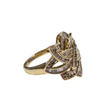 18KYG Diamond=1.12cts Ring w/Cert