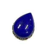 18KYG Pear Shape Lapis Lazuli=20cts Pendant w/Cert