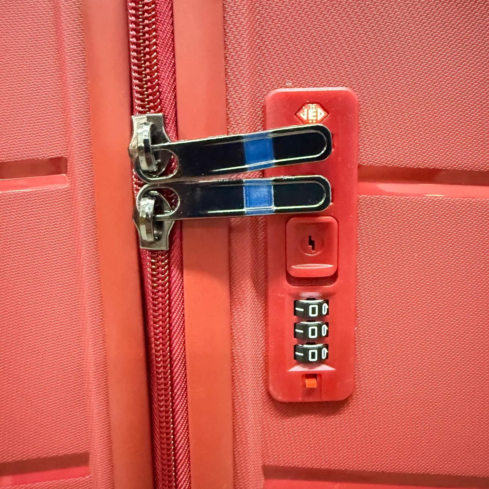 Luggage Set-3pc/Red