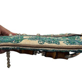Gucci bamboo handbeaded shoulder handle bag