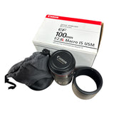 Canon EF100mm f/2.8L Macro IS USM Lens