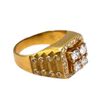 850YG Diamond D4=Appx 0.6ct Men RIng