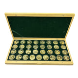 American gold coin inc, panda coins 32pcs set  Display golden