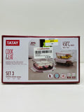 TATAY Cook&Eat Food Set Of 3 Glass Airtight ClipOn Lid