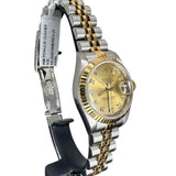 Rolex Datejust 69173 26mm Half Gold Diamond Automatic Gold Dial Watch