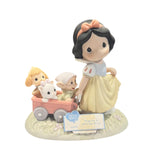 Precious Moments CC630038 Walt Disney Showcase Snow White Off To Play We Go