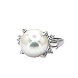 PT900 Tasaki Pearl=13mm , Diamond=0.41cts Ring w/Cert