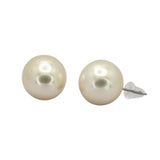 PT900 White South Sea Pearl=14-14.8mm Earring