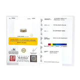 PT900 White/Yellow Sapphire=1.35cts, Diamond=0.26cts RIng w/Cert