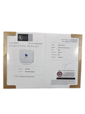 18KWG UNHEATED Blue Sapphire=Appx 2.10cts Diamond Ring w/Cert
