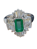 Emerald Diamond Ring