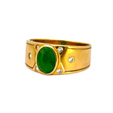 YG Diamond Jade Ring