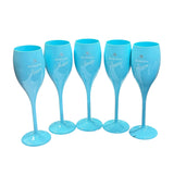 ZONIN PROSECCO Champagne Glass 5pcs, Blue