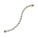 750YG Tennis Diamond D17=17.81cts Bracelet