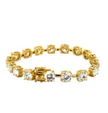 750YG Tennis Diamond D17=17.81cts Bracelet