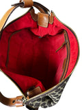 Kate Spade New York Circle Pattern Leather Trim Shoulder Bag