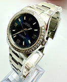 ROLEX 114200 men's watch Diamond Dial Automatic ss bracelet 34mm