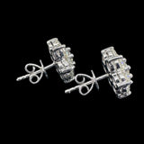 EARRINGS-18KW/G/BRILLIANT/D14=3.34/5.38GM  DIAMOND EARRINGS