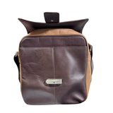 Braun Buffel Leather Messenger Bag, Brown