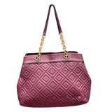 Tory Burch Leather Shoulder Bag, Maroon