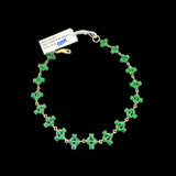 Emerald 18K Yellow Gold Bracelet