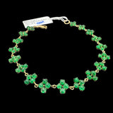 Emerald 18K Yellow Gold Bracelet