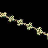 Emerald 18K Yellow Gold Bracelet
