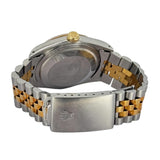 Rolex 16233 Datejust Half Gold Automatic Diamonds Index Men's Watch
