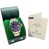 Rolex 16613 Submariner Half Gold Watch w/Cert, 40mm