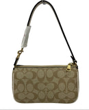 Coach Nolita 19 In Signature Canvas Beige