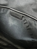 Burberry Cosmetic Bag Nylon BlackWhite Stripe