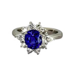 Tanzanite PT900 Lady's Ring