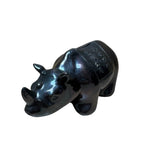 HIPPO-COINBANK/VINTAGE/BLK ALUMINIUM CHUNG KHIAW BANK