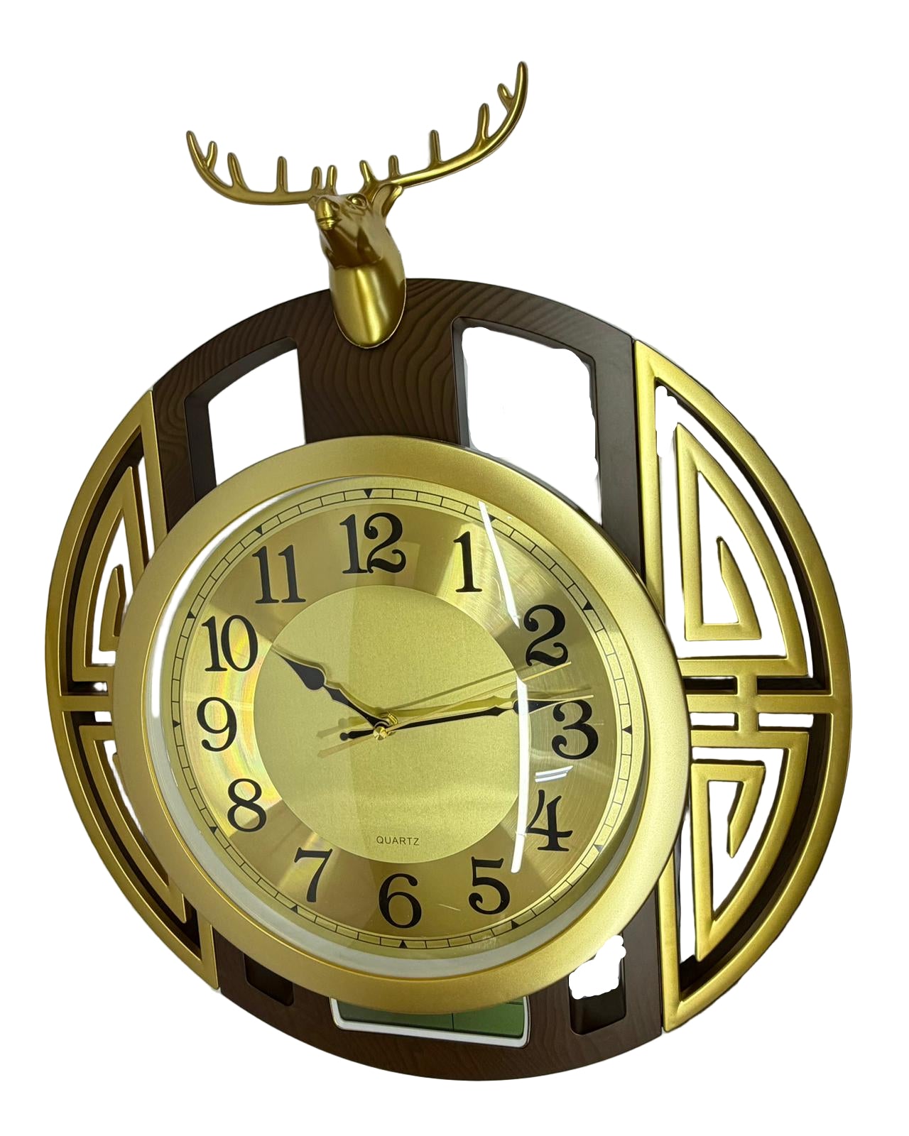 Deer Antler Wall Clock – 45cm (5890-5) Main image