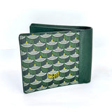FAURE LE PAGE Bifold Calf Skin Leather Men Wallet , Empire Green