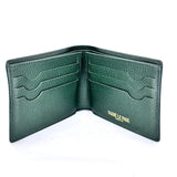 FAURE LE PAGE Bifold Calf Skin Leather Men Wallet , Empire Green