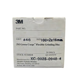 3M Flexible Grinding Disc 20pcs 100X2X16MM