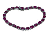 RUBY BRACELET 14K WG RUBY TENNIS