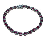 RUBY BRACELET 14K WG RUBY TENNIS