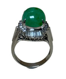 PT900 RING JADE A Grade