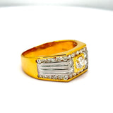 20KW/YG Diamond Men Ring