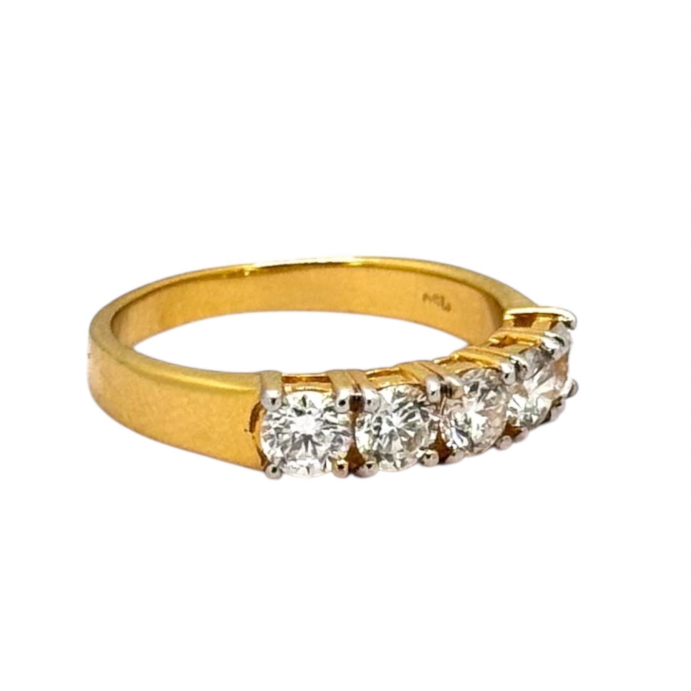 18KYG Dimond5=1.06cts Ring Secondary image