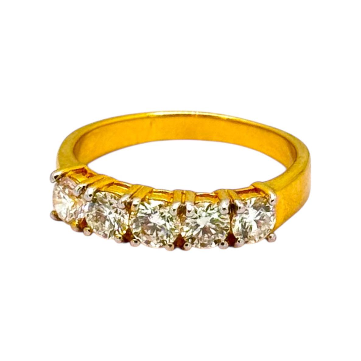 18KYG Dimond5=1.06cts Ring Main image