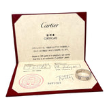 Cartier 750WG Ring w/Cert ,Size 62