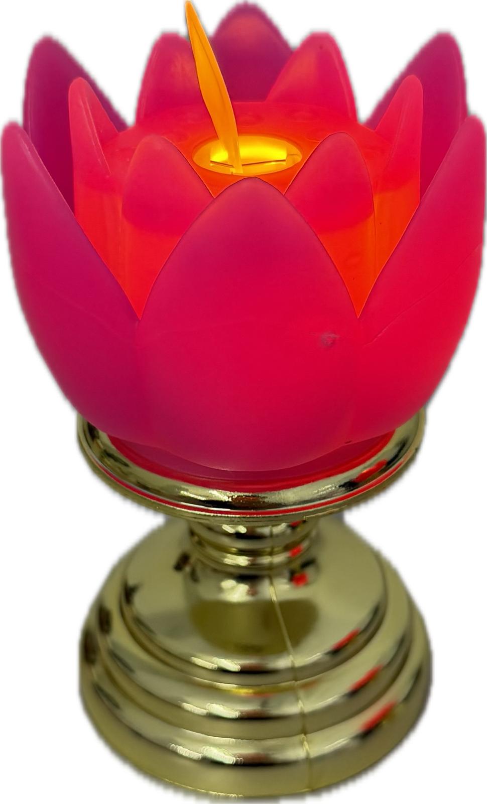 LED Lotus on Stand