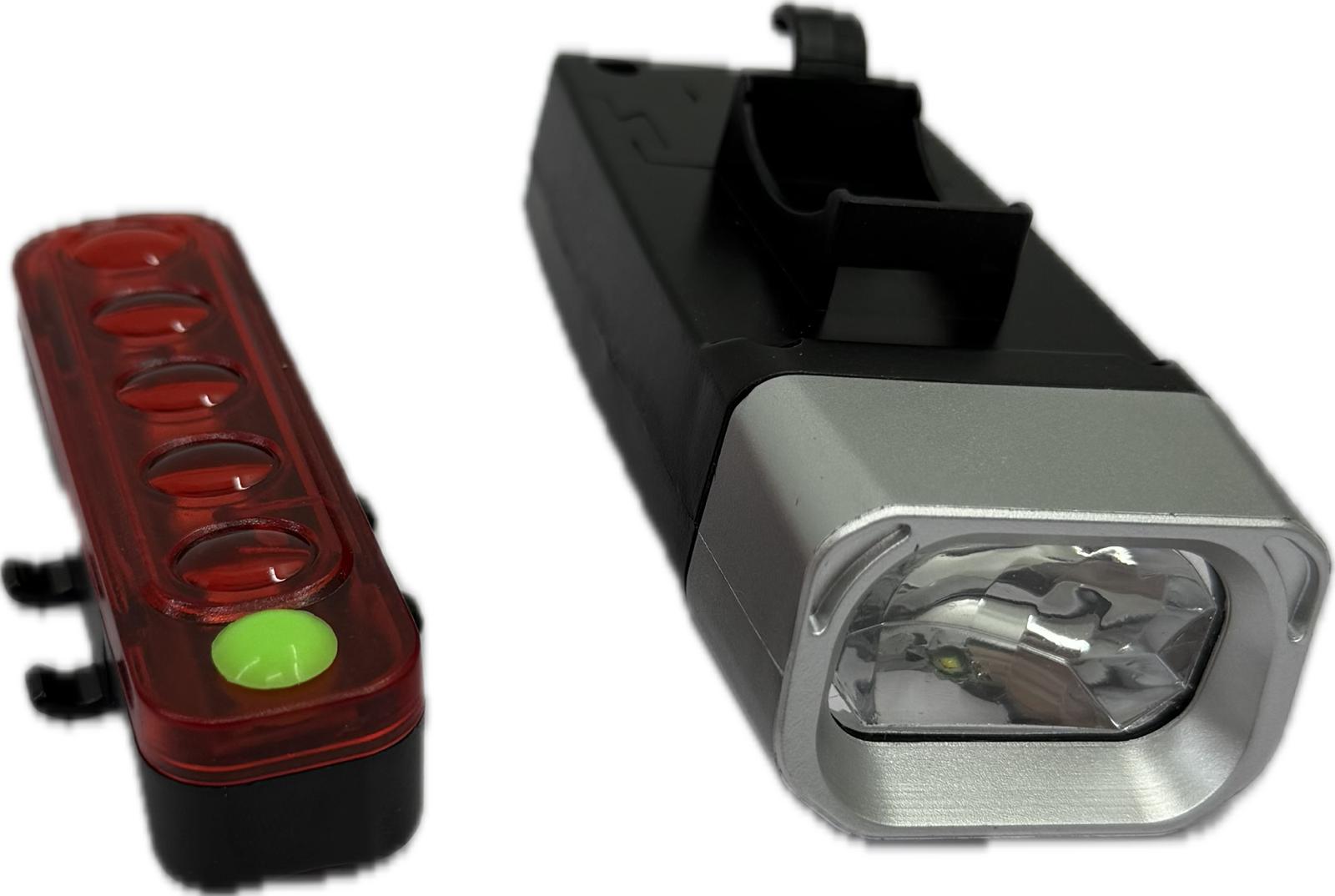 Rechargeable Bike Front & Rear Light Set Main image