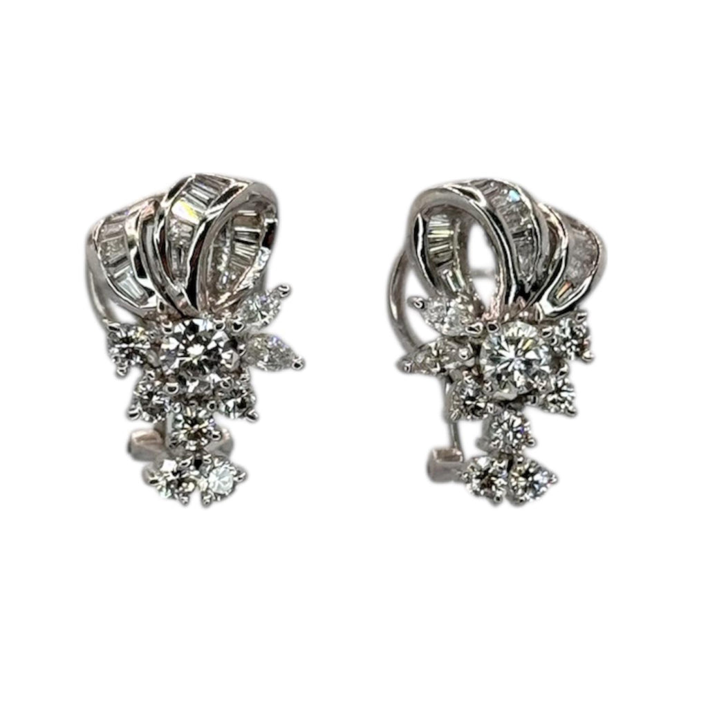 750WG Diamond D46=1.55cts Earring