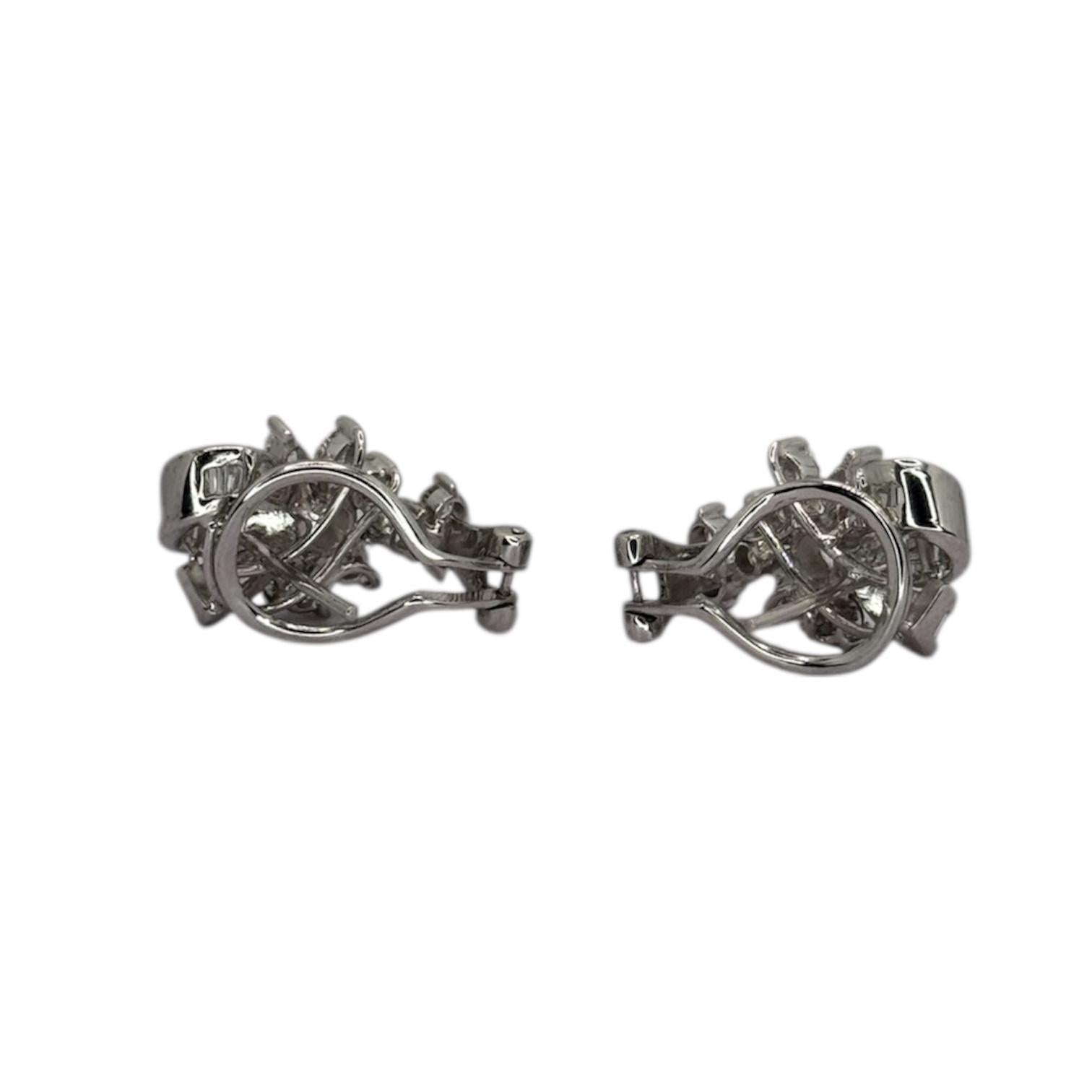 750WG Diamond D46=1.55cts Earring Secondary image