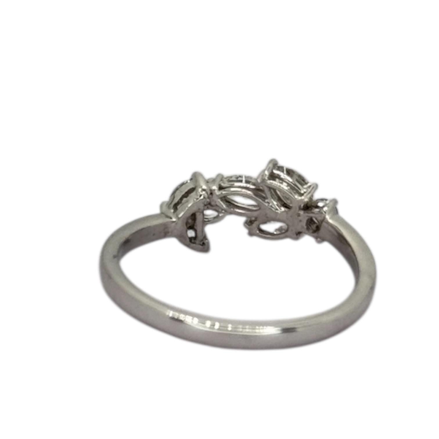 750WG Diamond D7=0.95cts Ring Secondary image