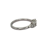 750WG Diamond D7=0.95cts Ring